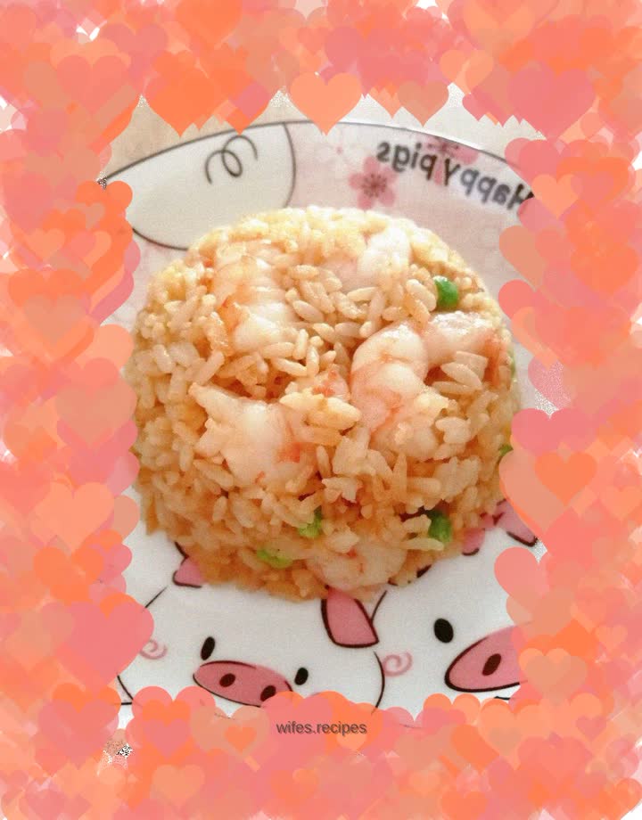Kids love 👄Shrimp fried rice