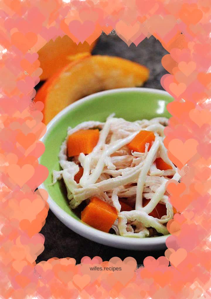 Sweet and delicious---Pumpkin Chicken Salad