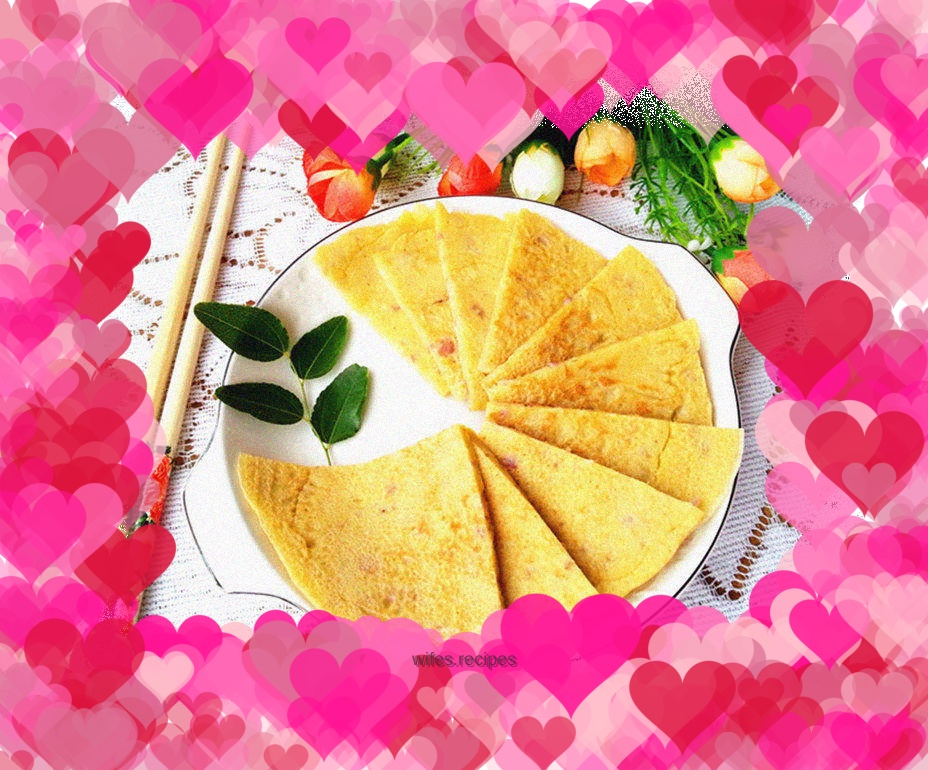 Onion millet pancake