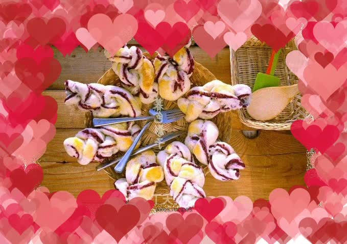 Fancy Purple Sweet Potato Braid Bun