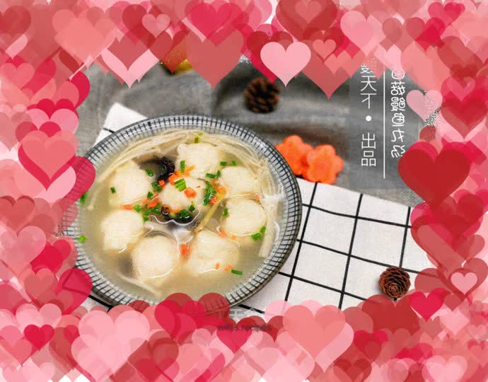 Winter tonic | Delicious mushroom and eel ball soup