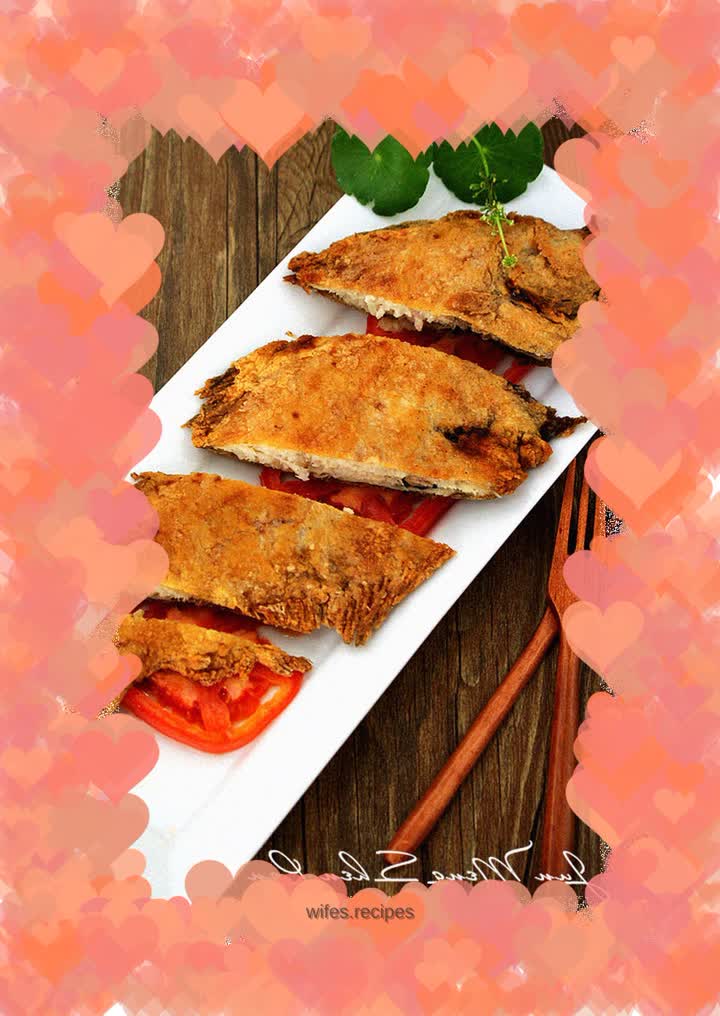 Crispy and tender fried fish