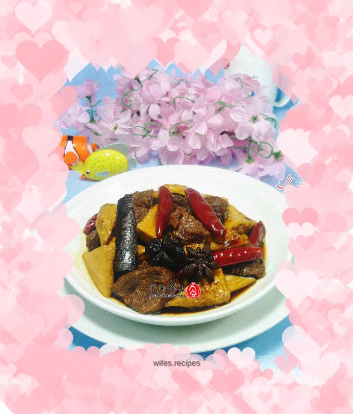 Braised Beef with Dry Tofu