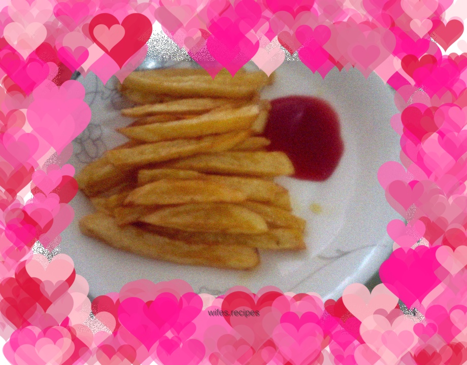 Fried potato chips