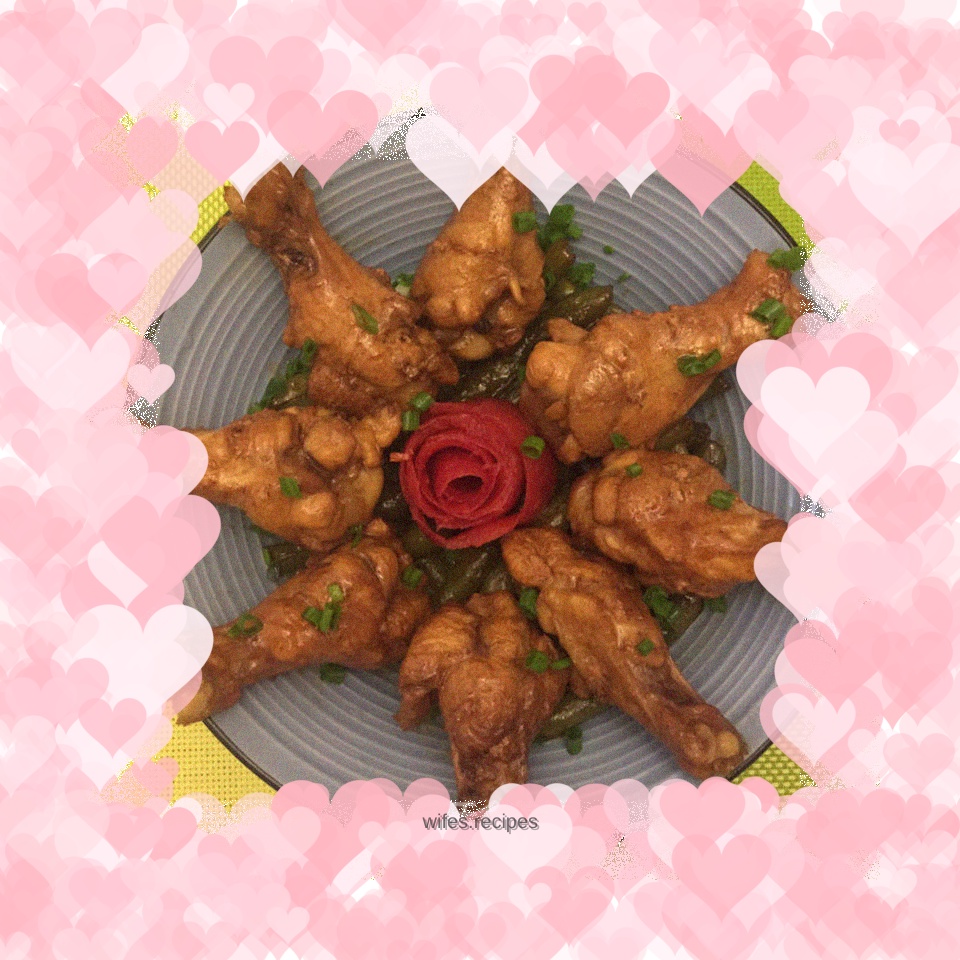 Roasted chicken legs