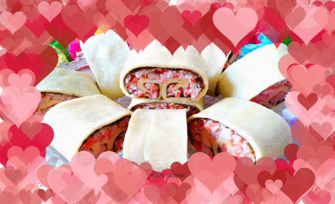 Golden Ruyi Meat Roll