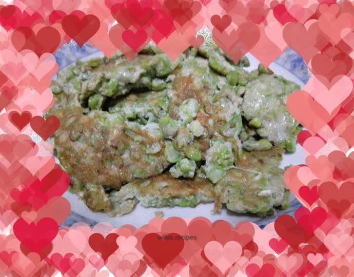 Bean omelette