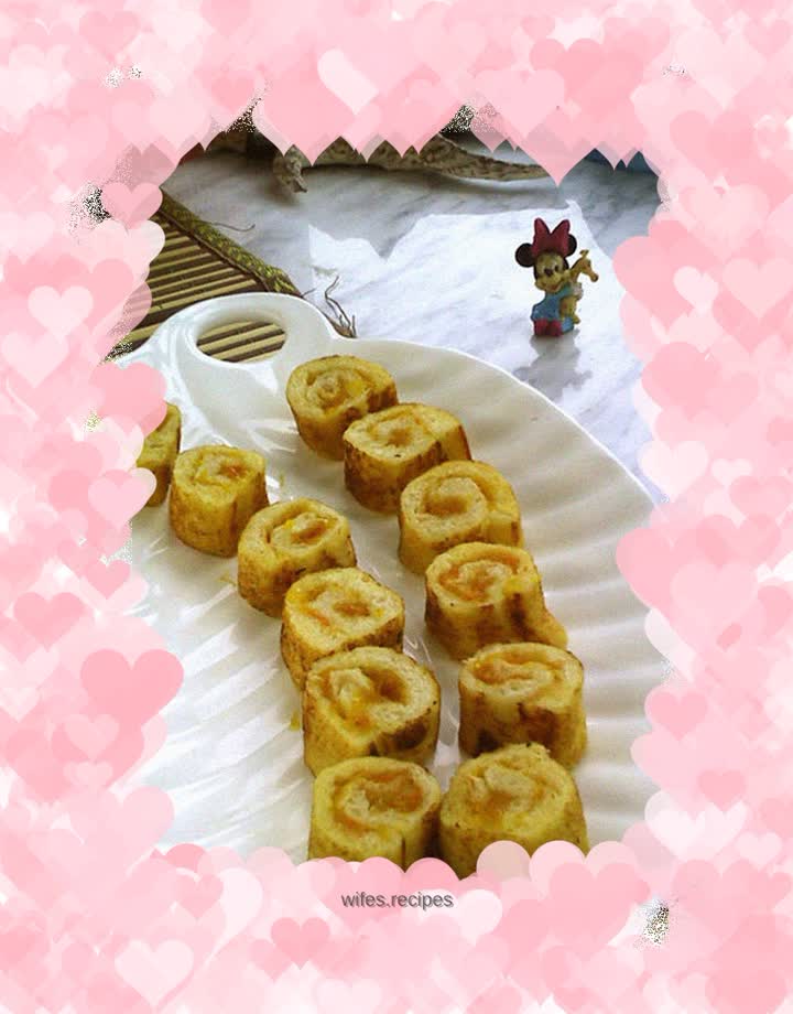 Pomelo toast roll