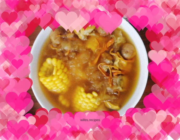 Autumn Corn Tremella Cordyceps Soup