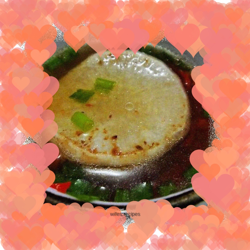 Fried radish sandwich