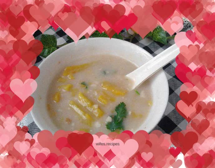 Sweet potato and peanut porridge