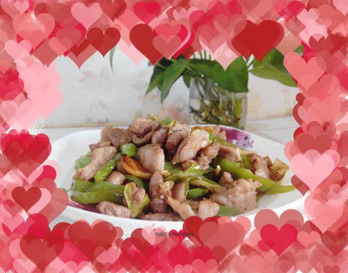 Lazy version of mutton stir-fried with green onions