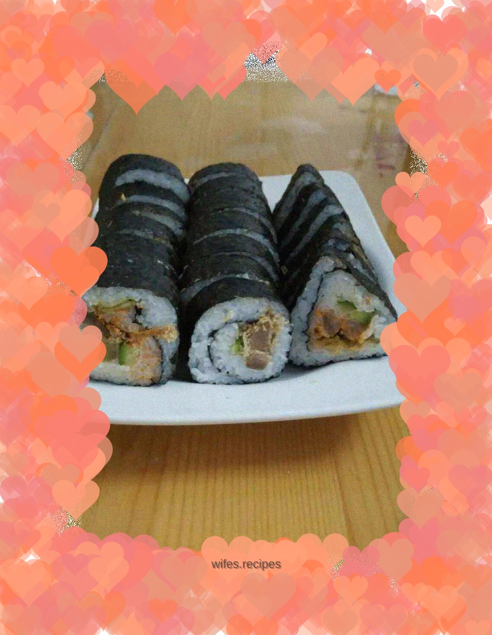 Homemade sushi