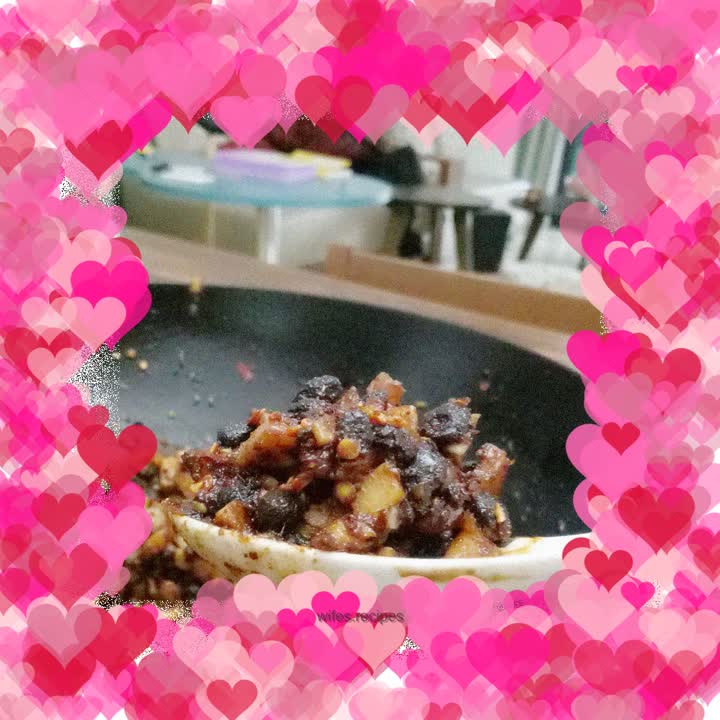 Spicy chicken diced king oyster mushroom sauce