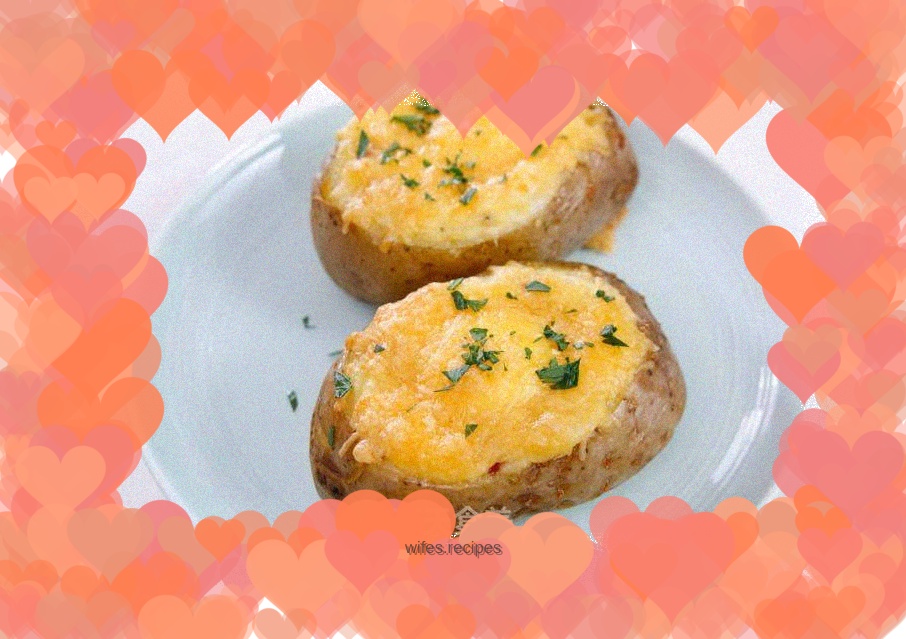 Fresh taste - Egg Bacon Baked Potatoes