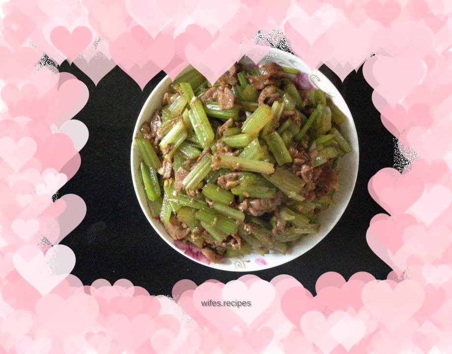 Home-style fried celery