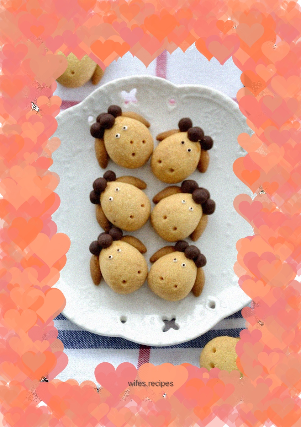 【Tomato Recipe】Lamb Cookies——Cute Sheep Cookies