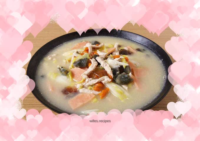Baby cabbage in soup