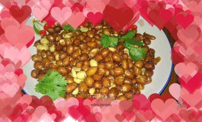 Dry fried peanuts (oil-free version)