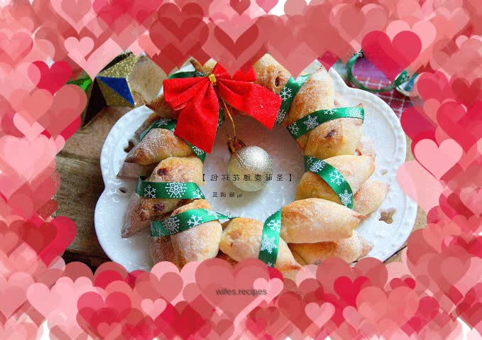 A must-have for Christmas [wheat wreath bread]