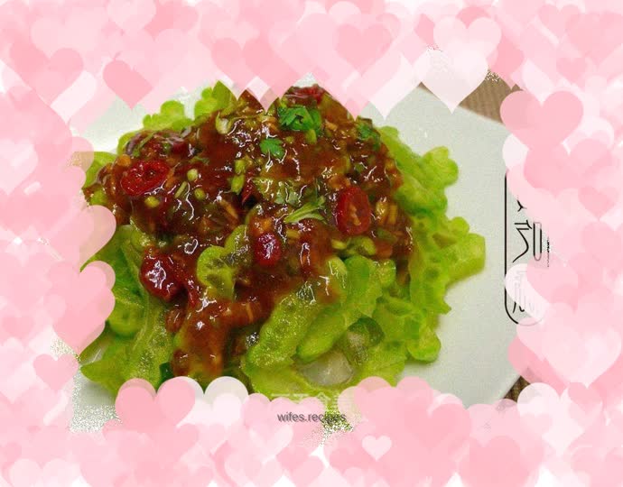 Chilled bitter melon with five-flavor sauce ♥ Haha bitter melon 1