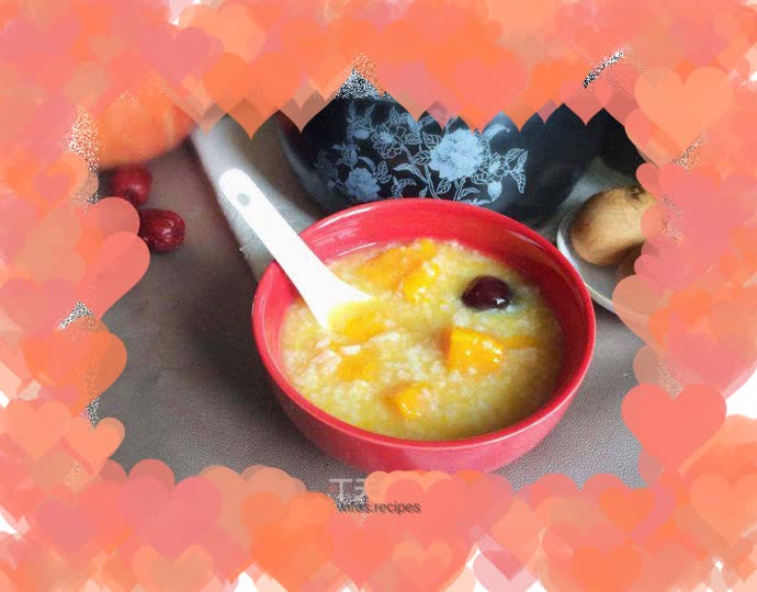 Pumpkin and Red Date Porridge