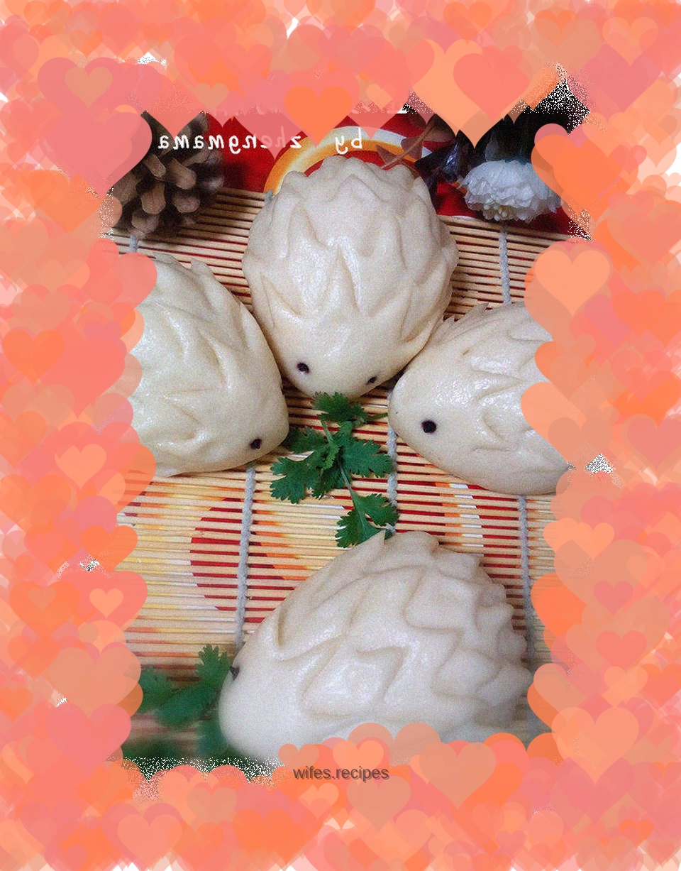 Little Hedgehog with Red Bean Paste