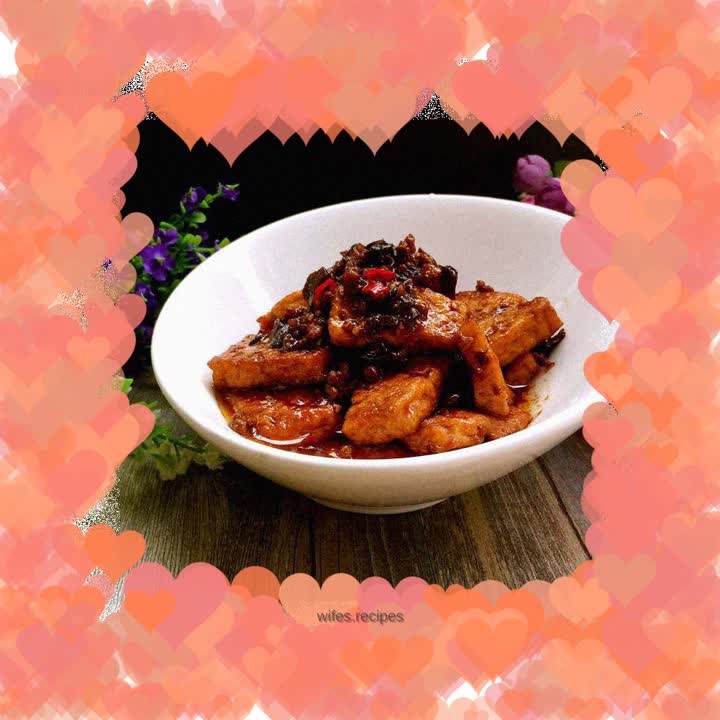 Old Tofu with Meat Sauce