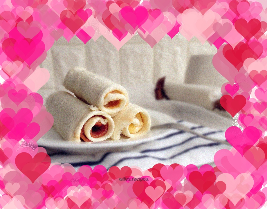 Peanut Butter Bacon Roll Sandwich