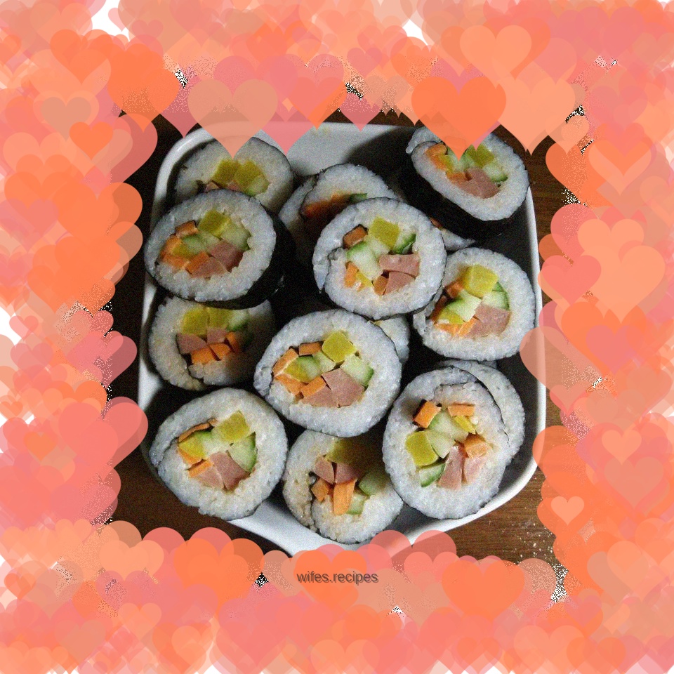 Home version of sushi🍣, easy to operate and unique in taste