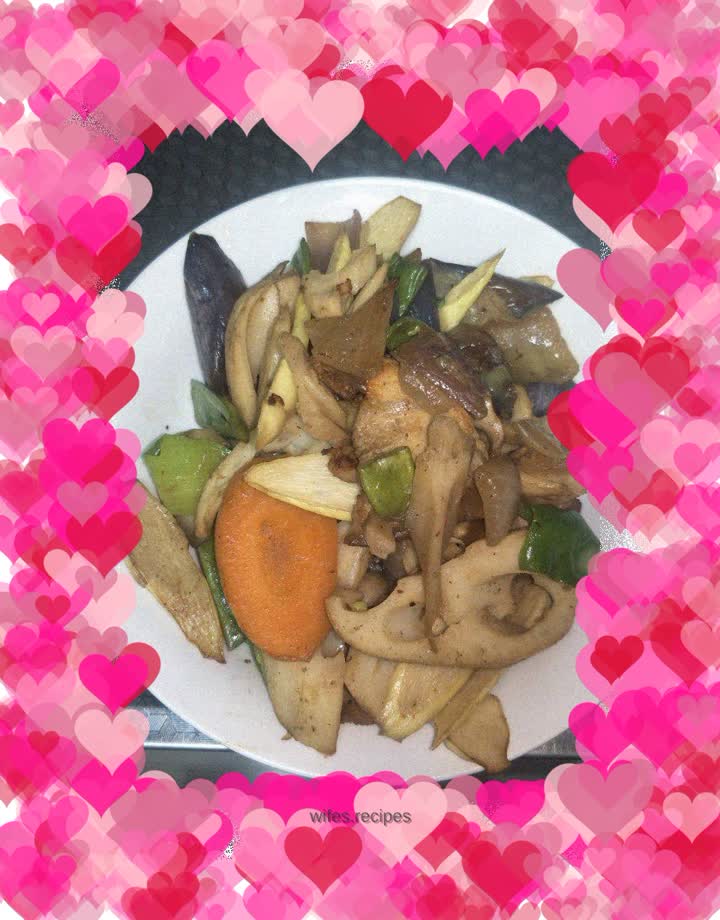 Stir-fried assorted vegetables