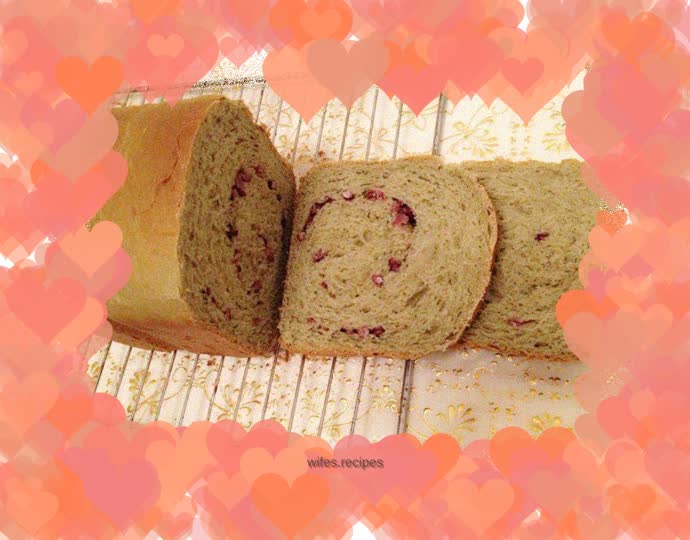 Bread machine corn oil version--Matcha red bean bread--free your hands, you know