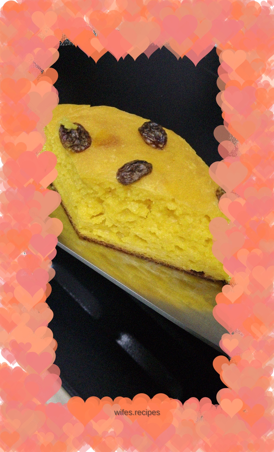 Simple version of honey pumpkin cake