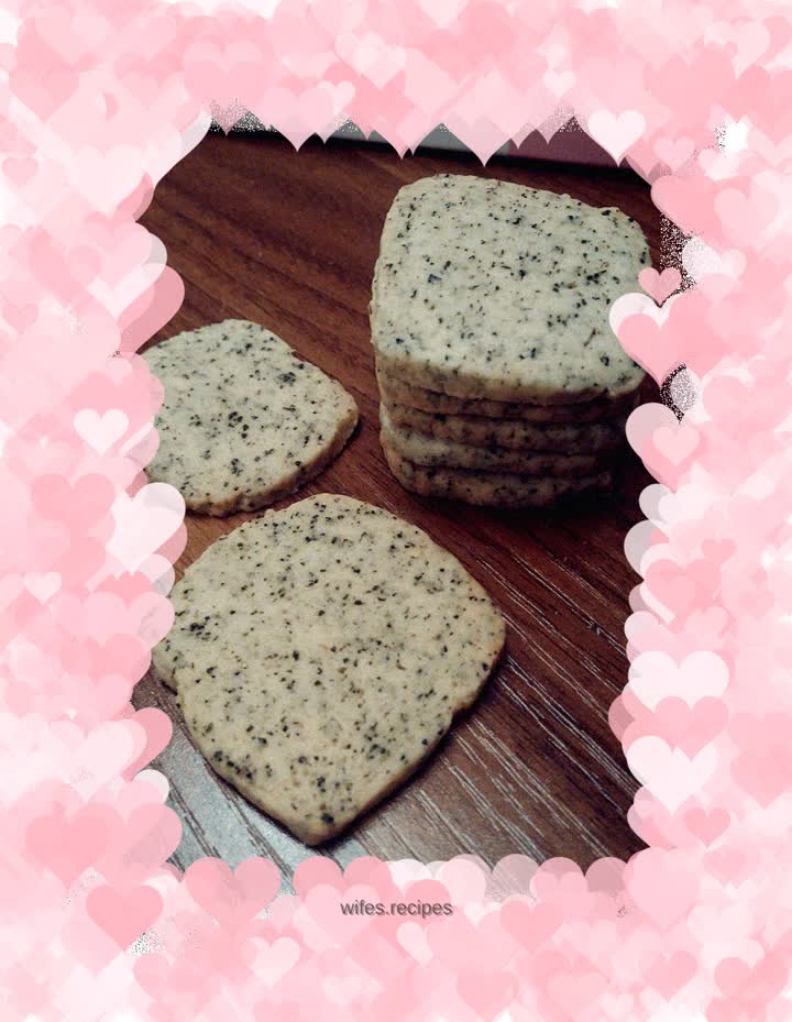 Super crispy black tea biscuits