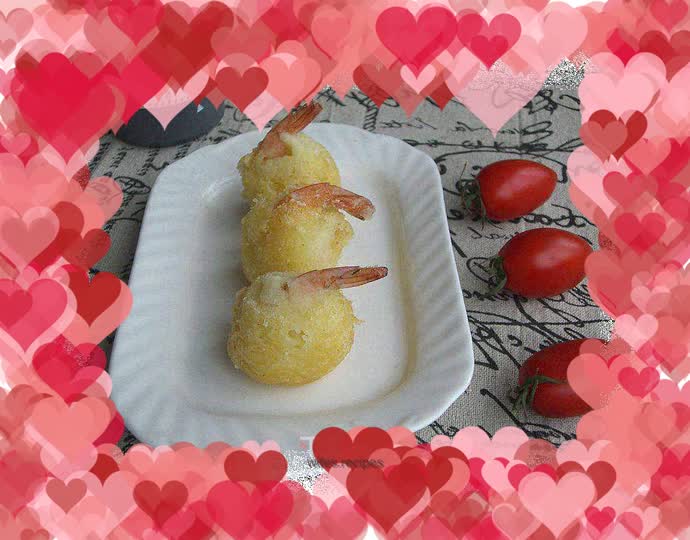 Potato and Shrimp Balls