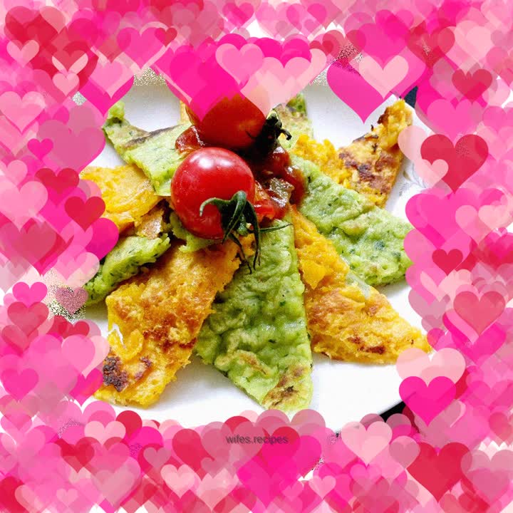 Colorful pancakes