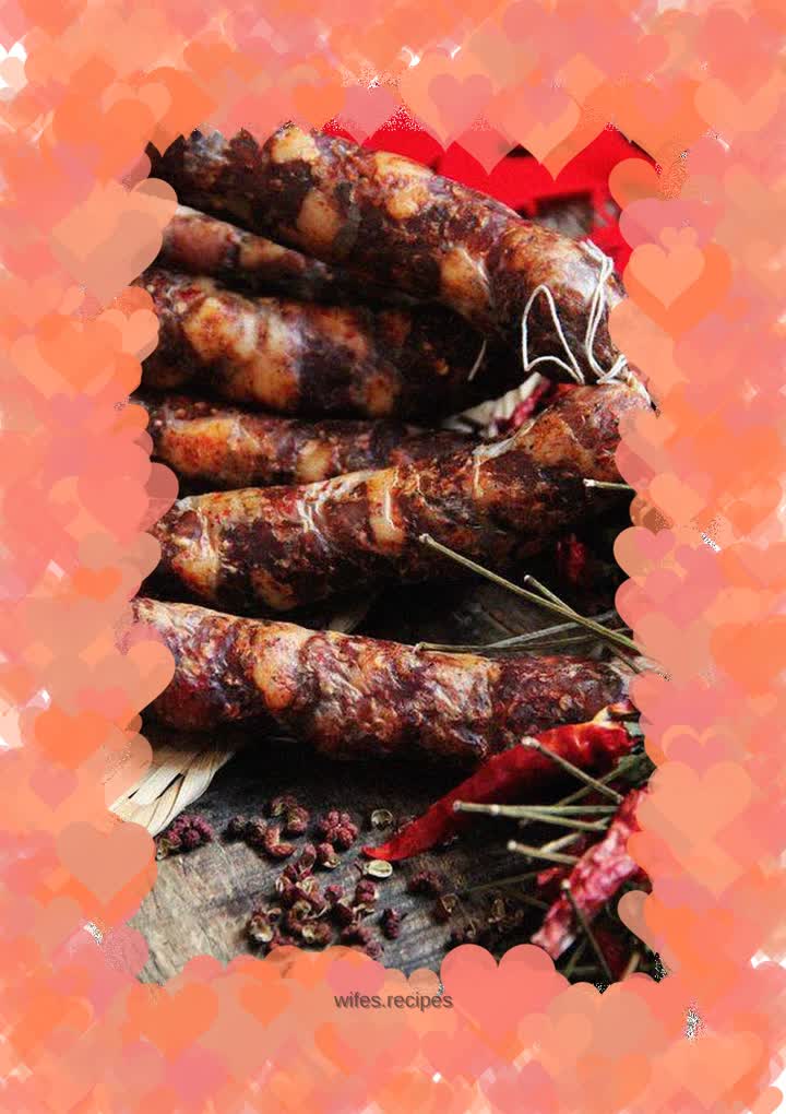 Taste of the New Year---Spring Festival banquet dishes: Sichuan Spicy Sausage