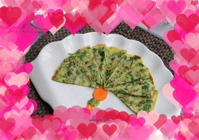 Celery Leaf Omelette