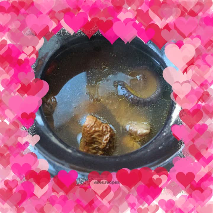 Crock pot simmered chicken soup