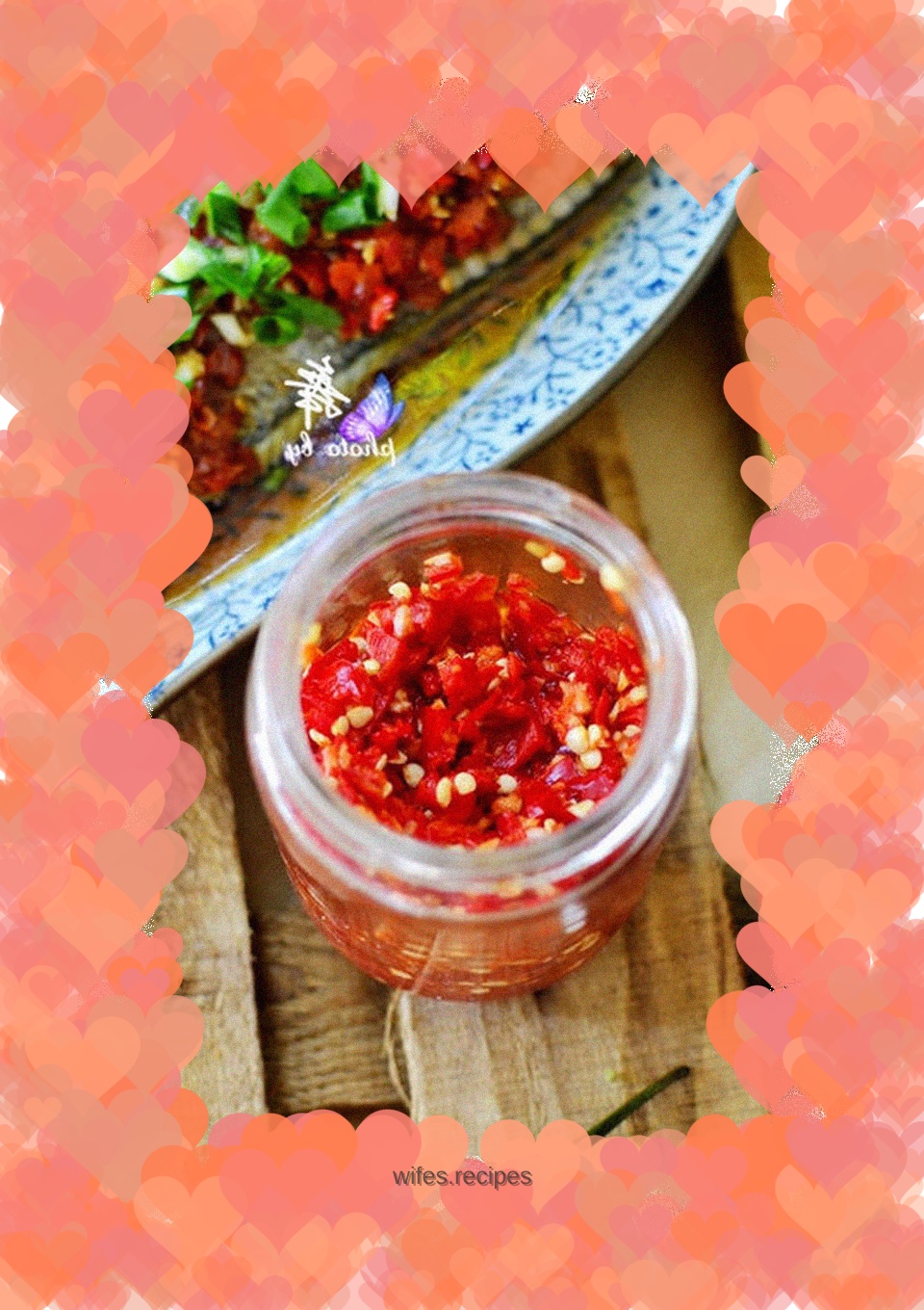 Homemade chopped pepper