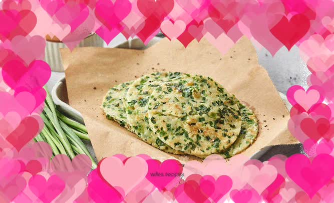 Chive egg pancake