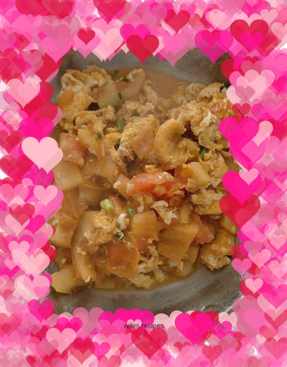 Tomato scrambled eggs