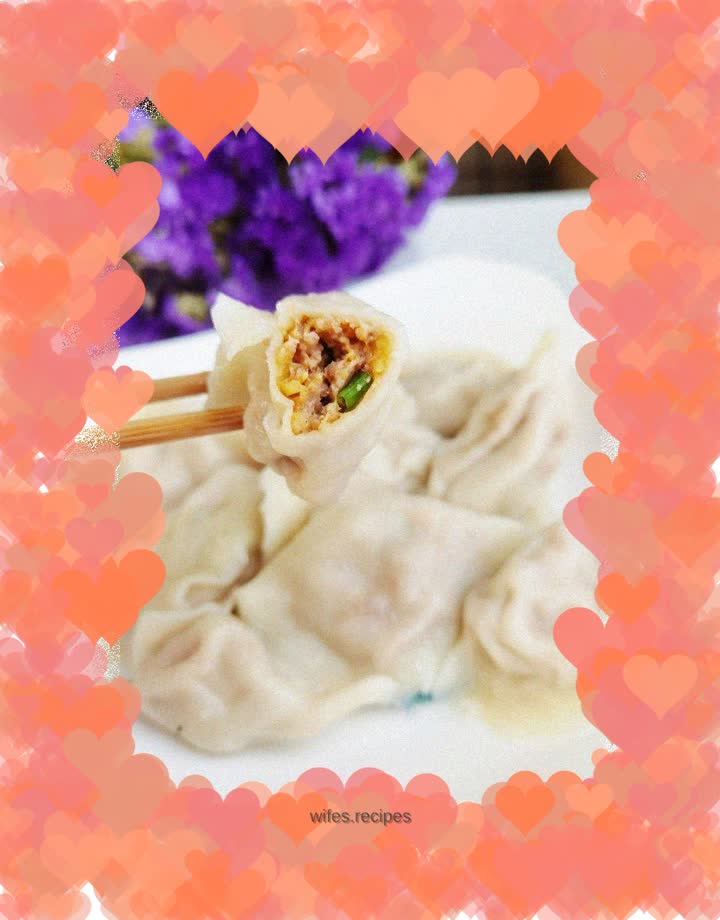 Cabbage and pork dumplings