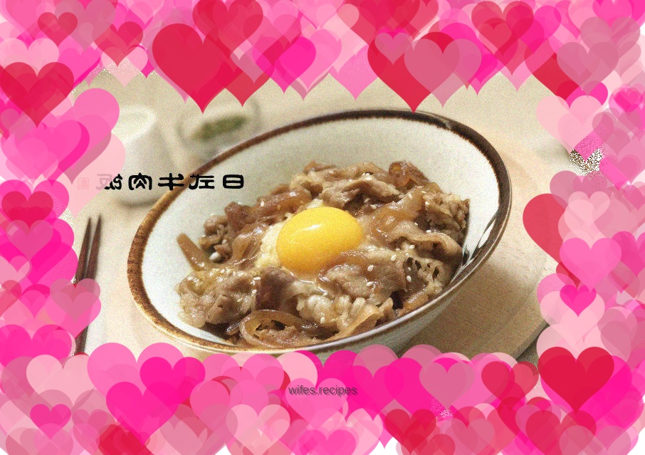 Japanese beef rice bowl