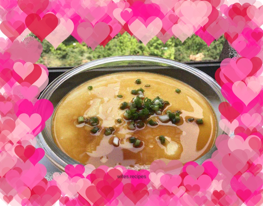 Steamed egg with fat tofu