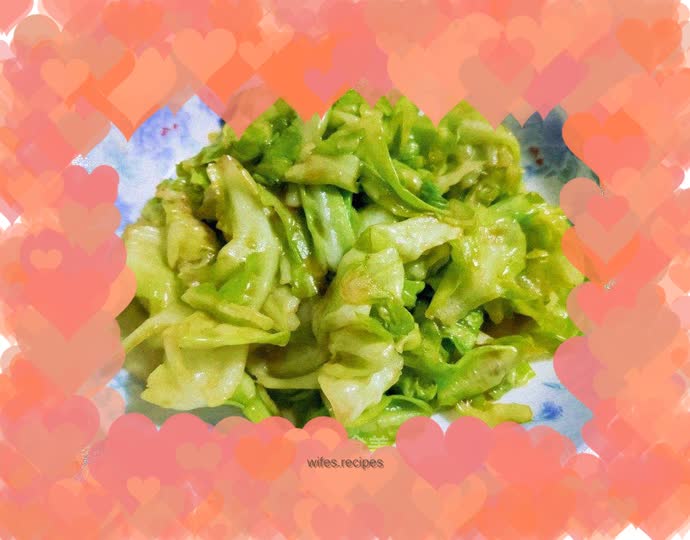 Stir-fried cabbage