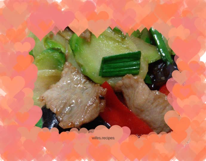 Stir-fried Pork Slices with Baby Cabbage and Black Fungus