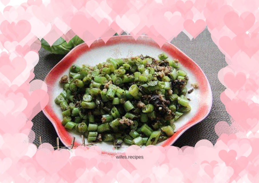 Minced Pork, Olive Green Beans