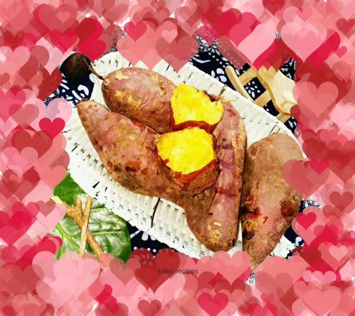 Roasted sweet potatoes