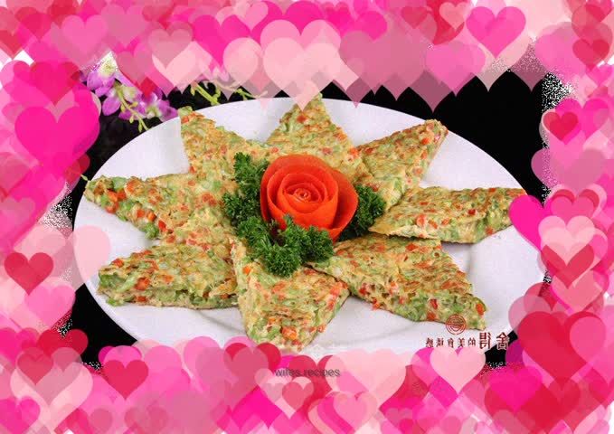 Vegetable egg pancake